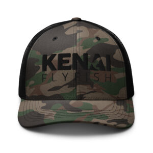 Kenai Fly Fish - Camouflage trucker hat